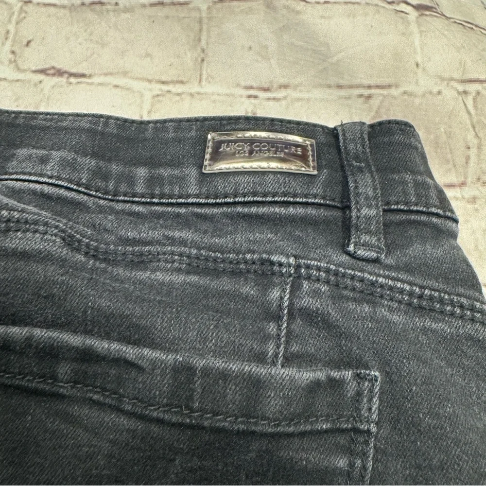 Juicy Couture plus Sz 16 black ankle crop jeans pants - Picture 7 of 10